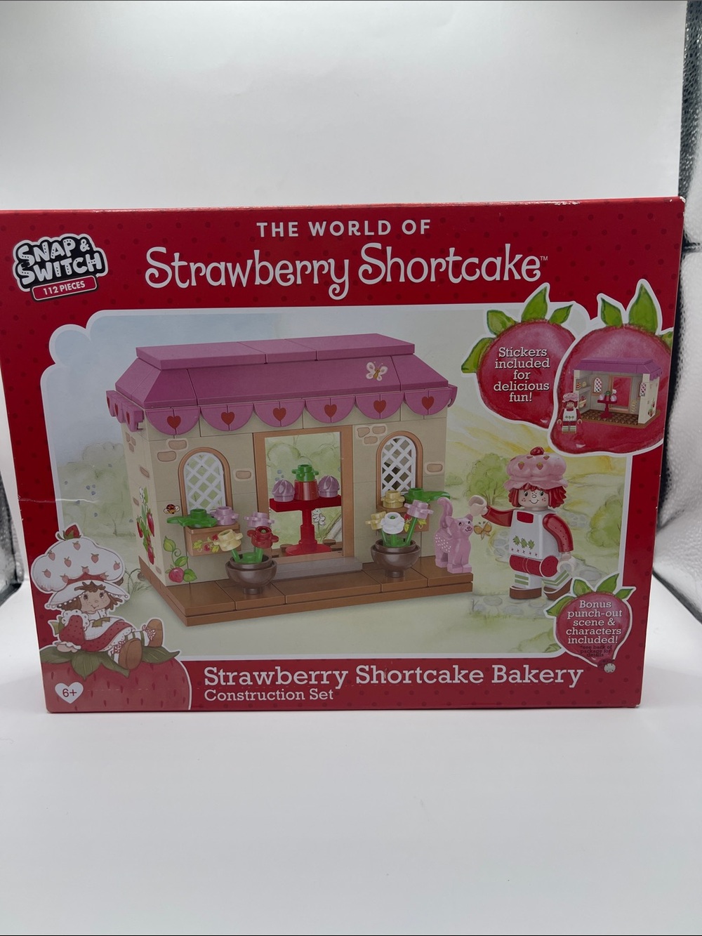 Strawberry Shortcake Bakery Construction Set - Pink Playhouse Building Toy